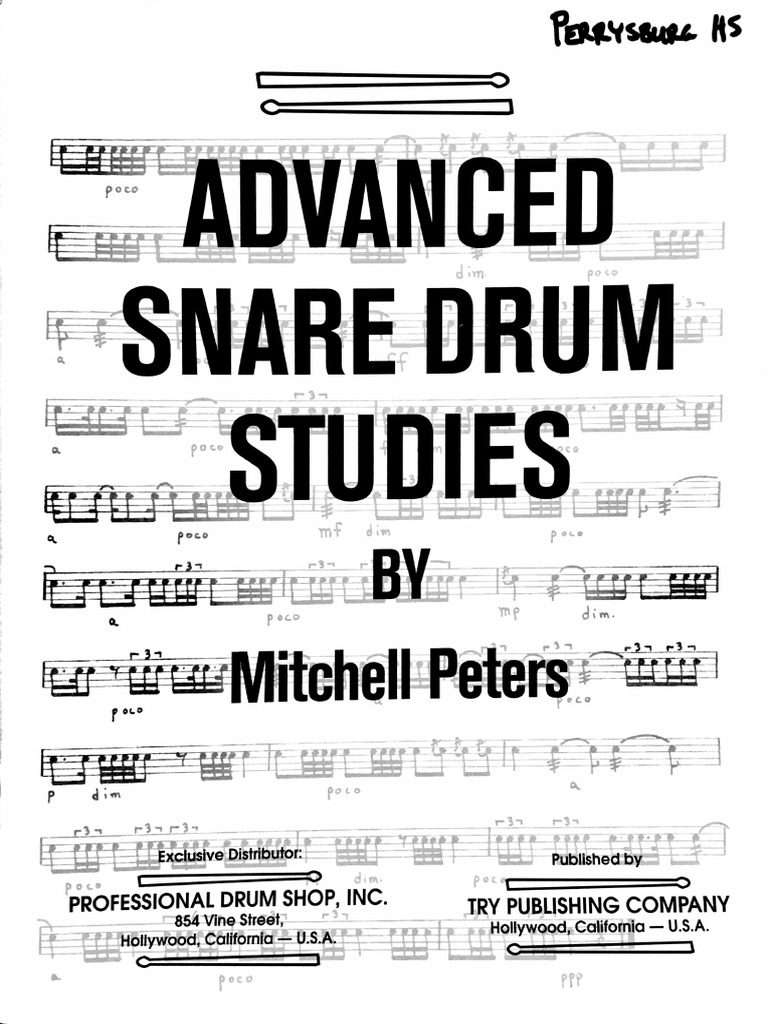 Advanced Snare Drum Studies