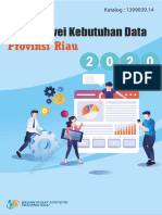 Hasil Survei Kebutuhan Data Provinsi Riau 2020