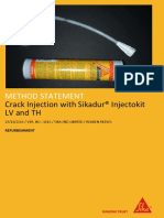 Sikadur Injectokit LV & TH - Method Statement - Crack Injection