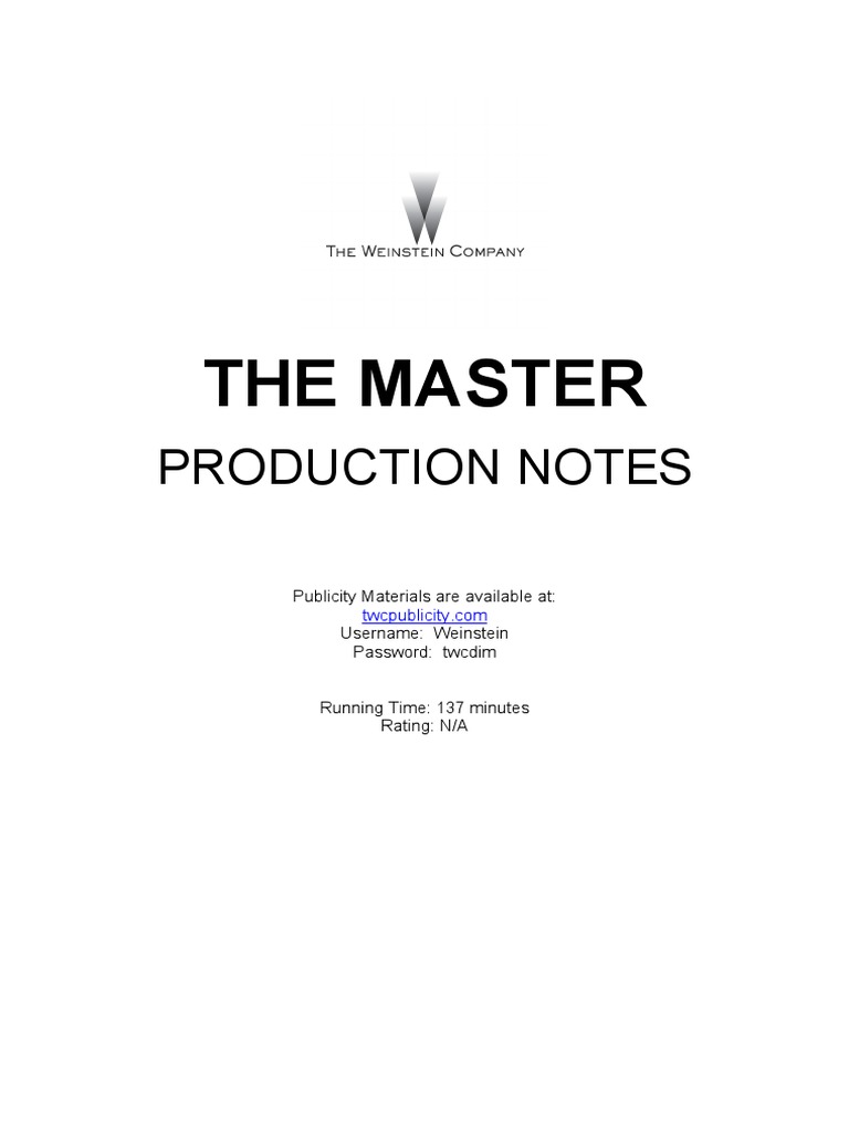 quot The Master