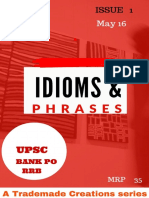 Idiom & Phrases Full Book For Competitive Exam