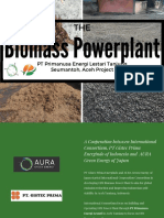 Biomass Powerplant: PT Primanusa Energi Lestari Tanjung Seumantoh, Aceh Project