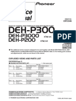 Service Manual: DEH-P300