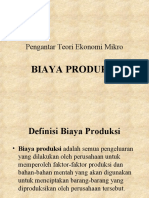 Biaya Produksi