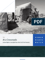 Human Rights Watch: at A Crossroads: Human Rights in Iraq Eight Years After The US-Led Invasion