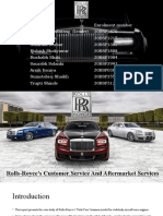 Group 6 - Rolls-Royce's Customer Service and Aftermarket Services.