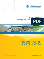 Produc T Guide & A PPL Ic Ation: en Gin Eered Geosyn TH E Tic Solutions