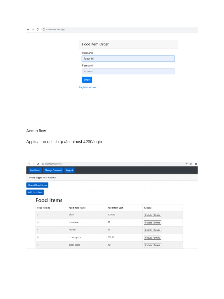 Admin and User Flow Overview | PDF