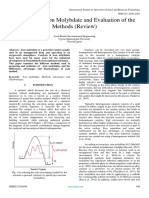 Synthesis of Iron Molybdate and Evaluation of The Methods (Review)