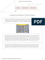 Using The Ableton Chord Plug-In - Quadrophone