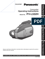 PV-L552H: Operating Instructions