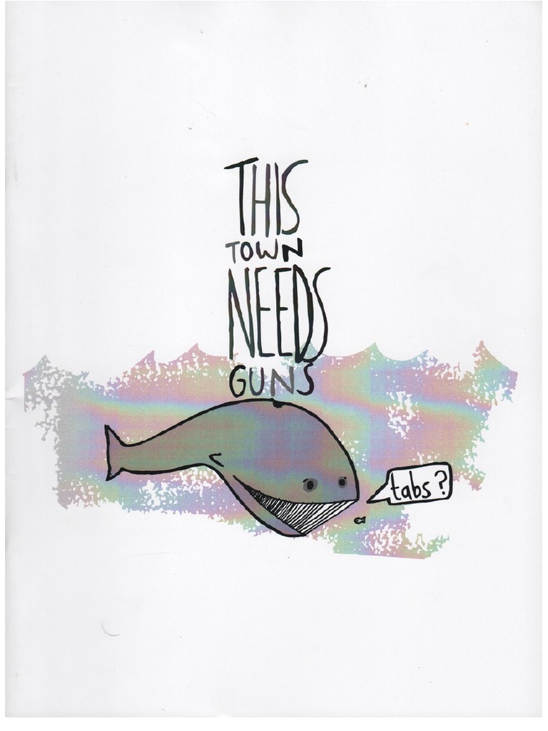 This Town Needs Guns Guitar Tablature Book | PDF