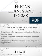 African Chants and Poems
