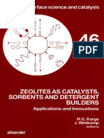 (Studies in Surface Science and Catalysis 46) H.G. Karge and J. Weitkamp (Eds.) - Zeolites As Catalysts, Sorbents and Detergent Builders - Applications and Innovations, Proceedings of An International