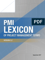 Pmi Lexicon Pm Terms