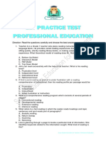 PROFESSIONAL EDUCATION Let Review