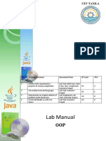 Lab Manual: CLO No. Learning Outcomes Assessment Item BT Level PLO