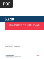 LMEsmart FIX API Member Guide 2.17