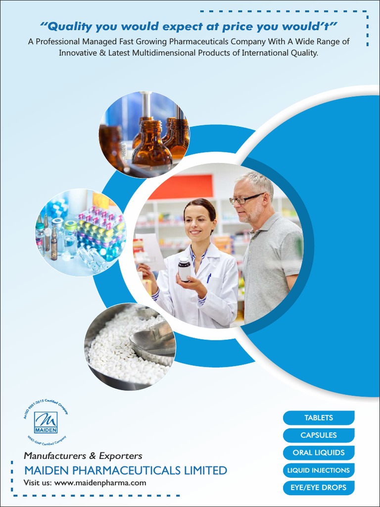 Maiden New Products Catalog | PDF | Pharmaceutical Industry | Drugs