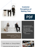 Customer Perceptions of Waiting Time