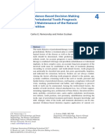 Evidence-Based Decision Making in Periodontal Tooth Prognosis and Maintenance of The Natural Dentition
