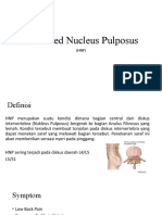 Herniated Nucleus Pulposus (HNP
