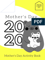 Mother's Day Activity Book for Kids