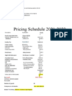 Pricing Schedule 2021-2023: Ip/M Ishift P/M