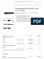 KV9604A, Commutateur KVM USB DVI, série DT, 2-_4-Port - Black Box