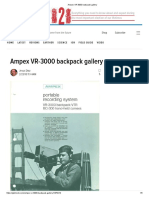 Ampex VR-3000 Backpack MANUAL VIDEOCAMARA