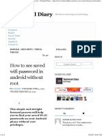 How To See Saved Wifi Password in Android Without Root - Technical Diary