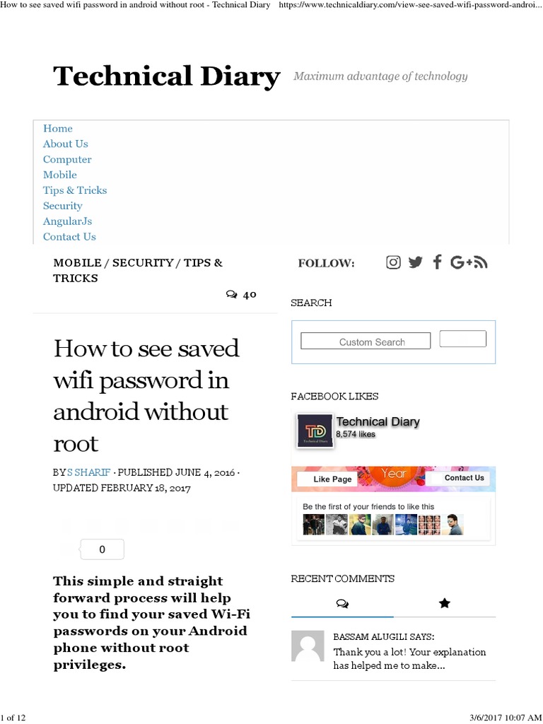 how-to-see-saved-wifi-password-in-android-without-root-technical