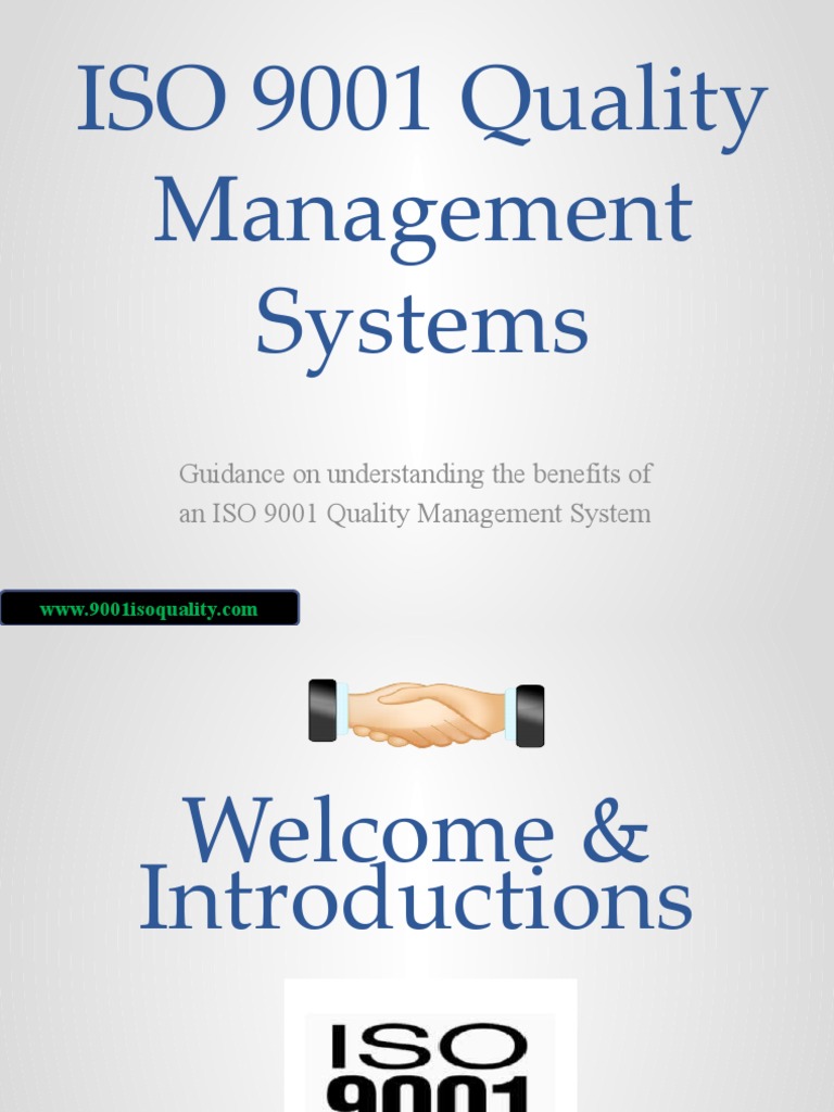 ISO-9001-quality-management System | PDF | Iso 9000 | Quality ...