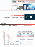 IEC 61000-4-2 ESD: Immunity To The Discharge of Electrostatic Electricity
