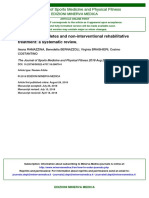 Groin Pain in Athletes and Non-Interventional Rehabilitative Treatment: A Systematic Review