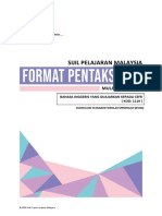 Buku Format Spm 2021 1119 Bahasa Inggeris Yang Dijajarkan Kepada