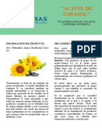 ARTICULO ACEITE DE GIRASOL