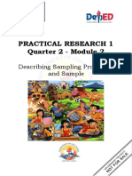 Practical Research1 Q2 M2 Describes Sampling Procedure and Sample 1