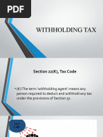 Understanding Withholding Taxes: FWT vs CWT | PDF | Income Tax | Taxes