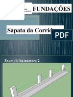 Exemplo Sapata Corida