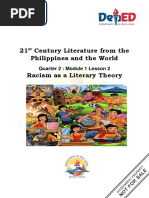 21 Century Literature From The Philippines and The World Racism As A Literary Theory