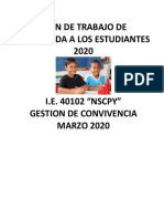 Plan de Bienvenida 40102-2020