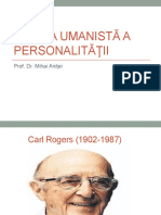 Teoria Umanista A Personalitatii