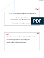 Uvod U Projektiranje Informacijskih Sustava: Ciljevi