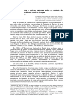 Redução de Danos - Outras Palavras Sobre o Cuidado de Pessoas Que Usam Álcool e Outras Drogas