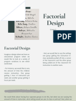 Factorial Design 1