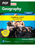 ZJC New Trends in Geography Form 2 | PDF
