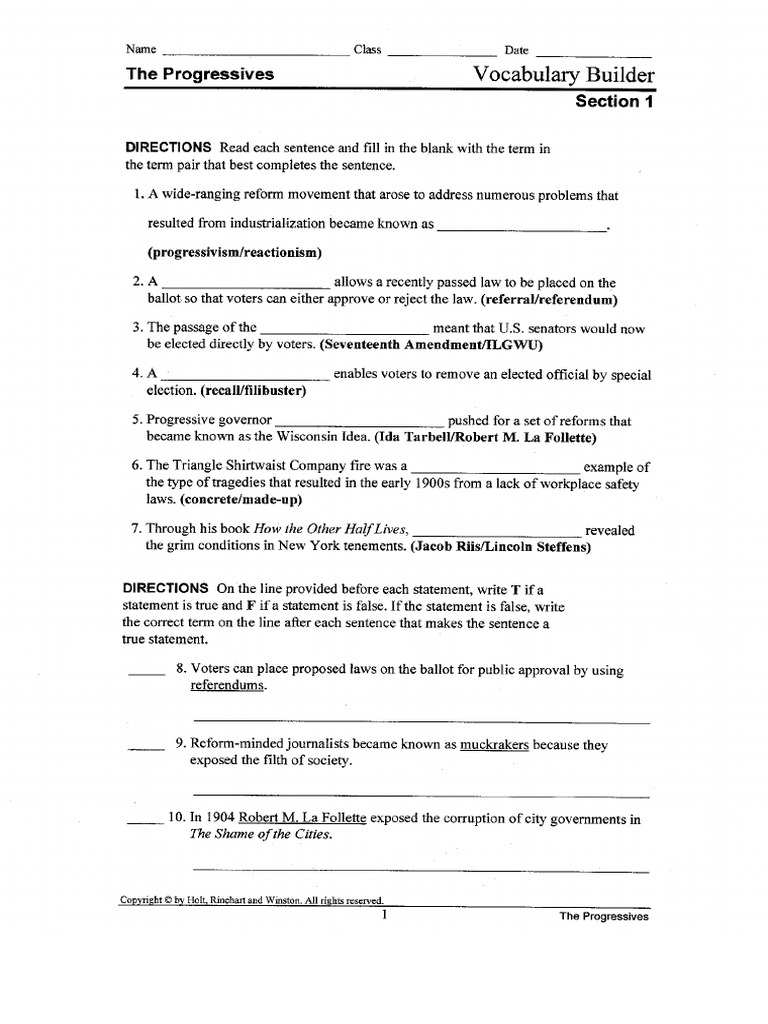 Ch. 6 Review Packet | PDF