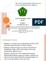 Profil of Subjective Sleep Disturbance in Patient With Antiepileptic Drugs