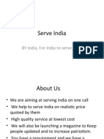BY India, For India To Serve India